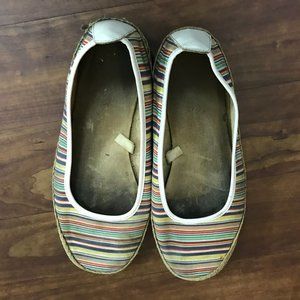 Women's Sz 10 Well Worn Aerosoles Brown Slip On Flats